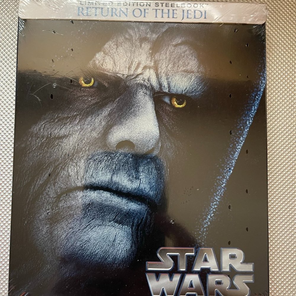 BRAND NEW & SEALED STAR WARS RETURN OF THE JEDI STEELBOOK BLU RAY